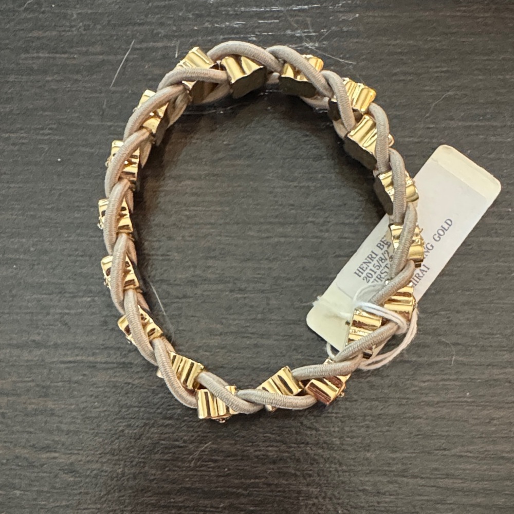 Henri Bendel Gold and Gray Bracelet